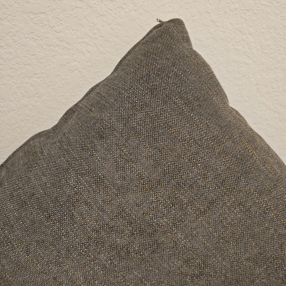 Free Shipping. 20in; Cozy Brown Accent Pillow